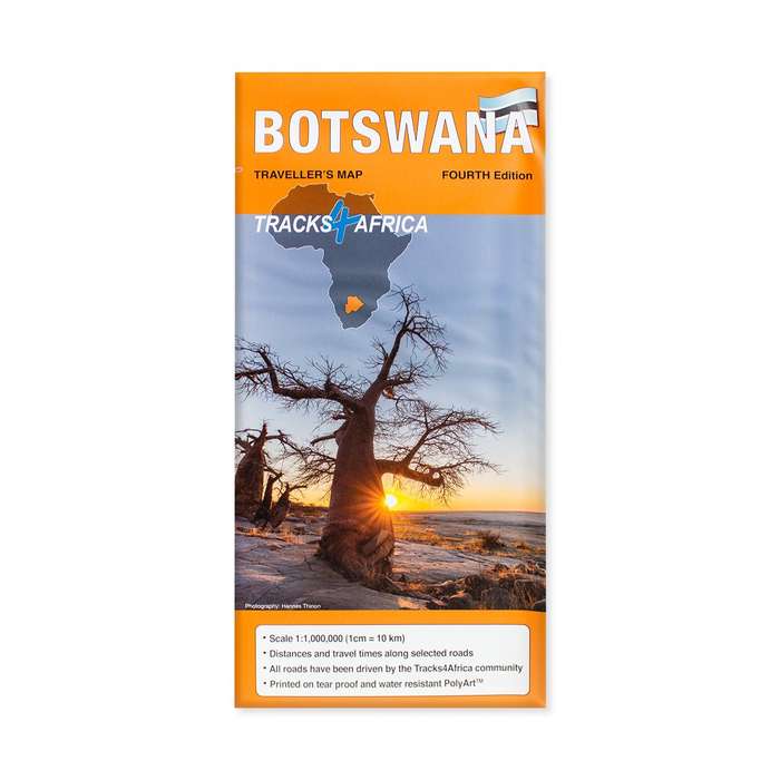 Botswana Traveller Map (4th Edition)