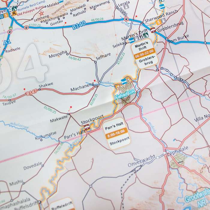 Botswana Traveller Map (4th Edition)