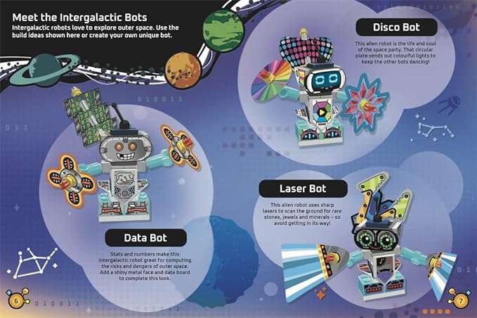 LEGO® Books: Build and Stick: Robots