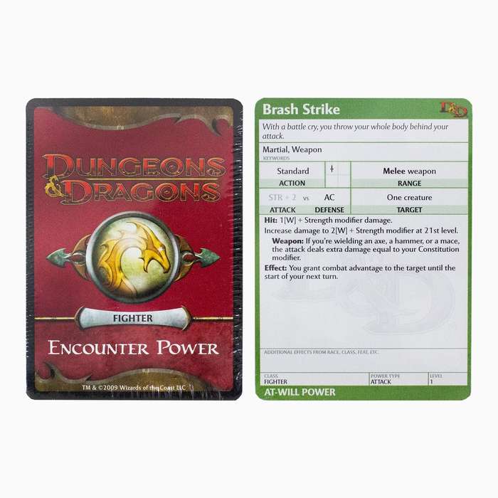 Martial Power Fighter Power Cards