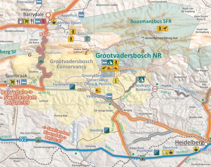 Swellendam to Mossel Bay: 1st Edition