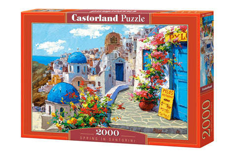 Spring In Santorini - 2000 Piece Puzzle