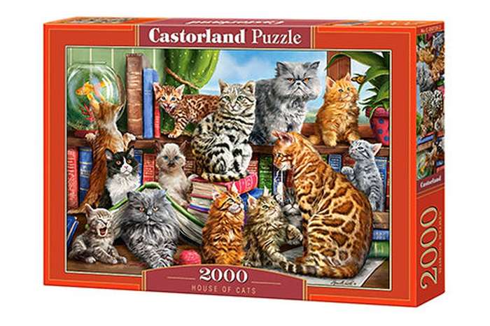 House Of Cats 2000 Piece Jigsaw Puzzle