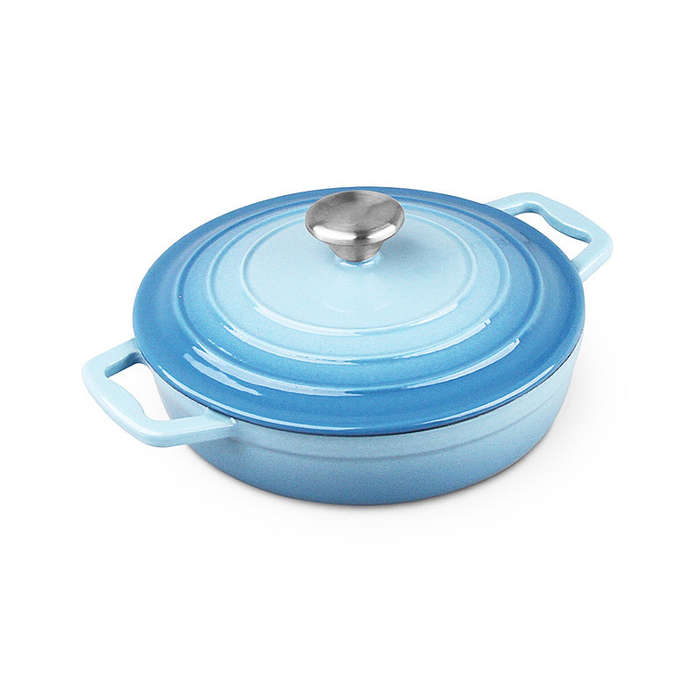 La Cocina Cast Iron Shallow Casserole 22cm 1.9L (one pot only)