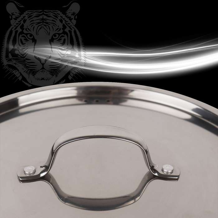 New Arrival!!! Tiger Stainless Steel 29 Piece Cookware Set - Stainless Steel Lid Edition
