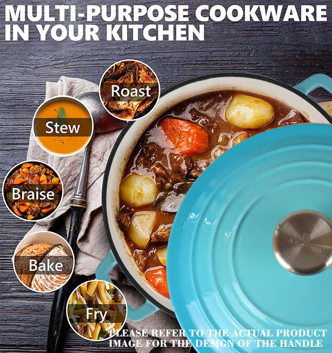 La Cocina Cast Iron Shallow Casserole 22cm 1.9L (one pot only)