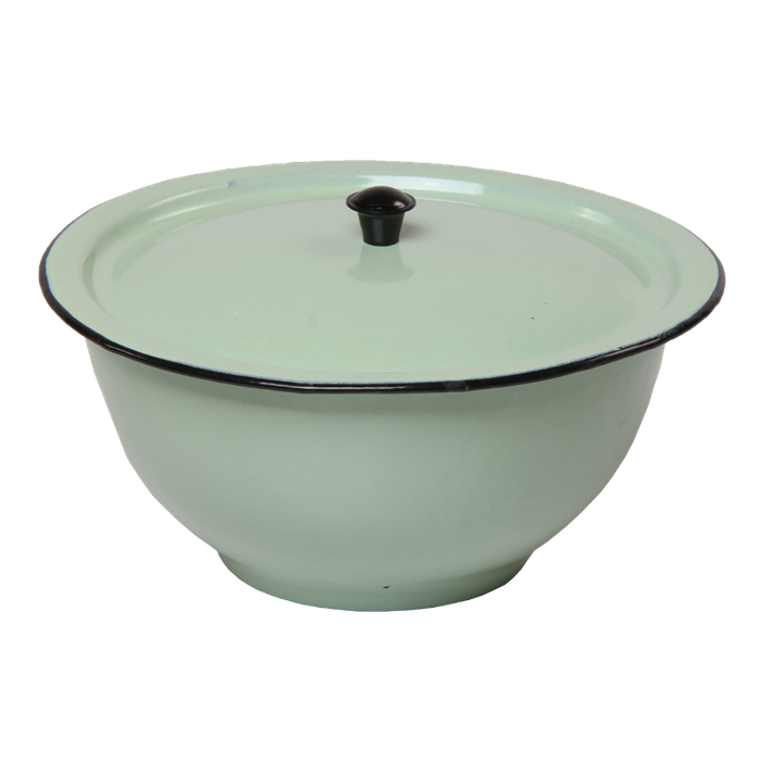 New World Enamel Footed Bowl Plain/Decorated