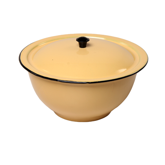 New World Enamel Footed Bowl Plain/Decorated
