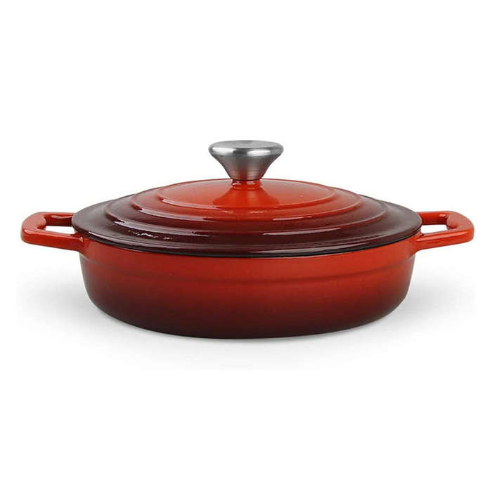 La Cocina Cast Iron Shallow Casserole 22cm 1.9L (one pot only)