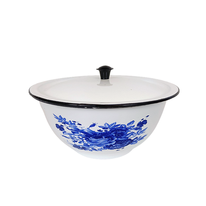 New World Enamel Footed Bowl Plain/Decorated