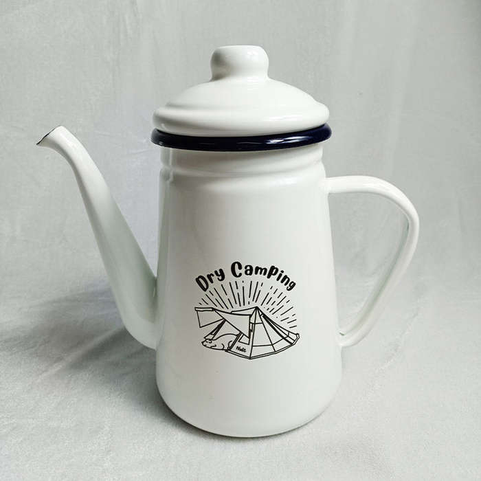 Agate Premier Quality Enamel Gooseneck Teapot 1.1LT