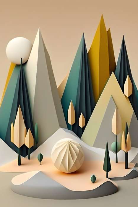 Park Life - Abstract Art Poster