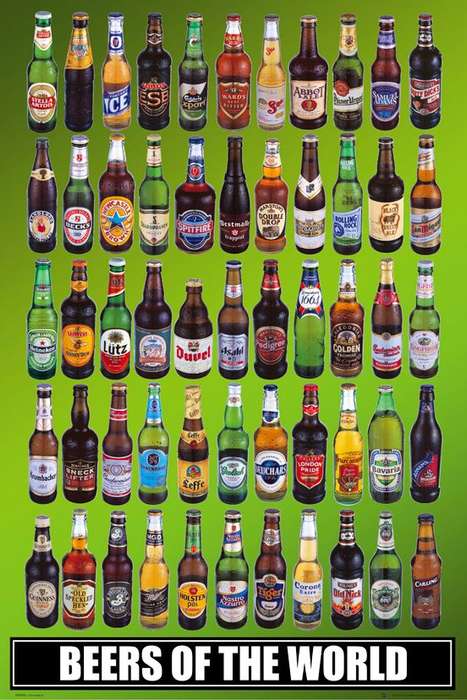 Beers of The World Poster