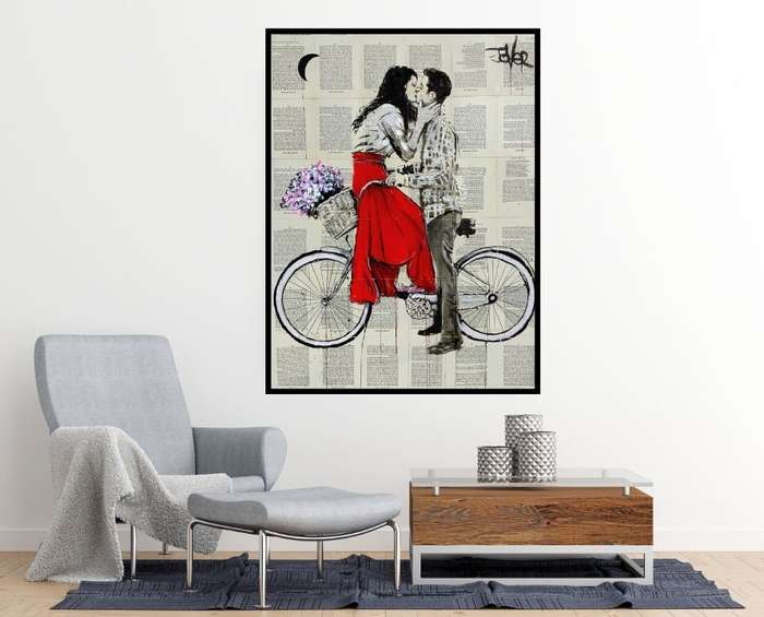 Loui Jover - Bike Days Art Print