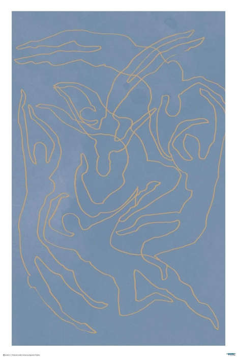 Blue Swimmers - Art Poster