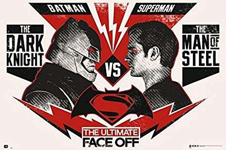 Batman vs Superman - The Ultimate Face Off Poster