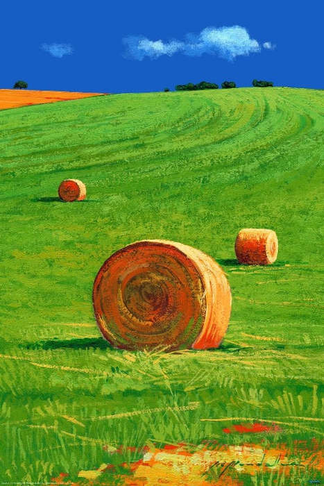 Gio Mondelli - Covoni in Toscana Art Print