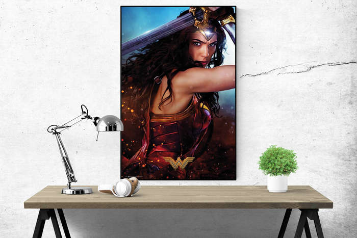 Wonder Woman Defend Poster