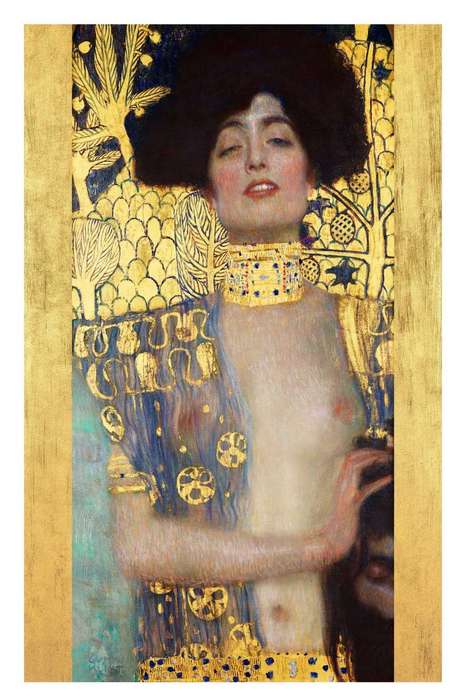 Judith and the Head of Holofernes  by Gustav Klimt - Art Poster