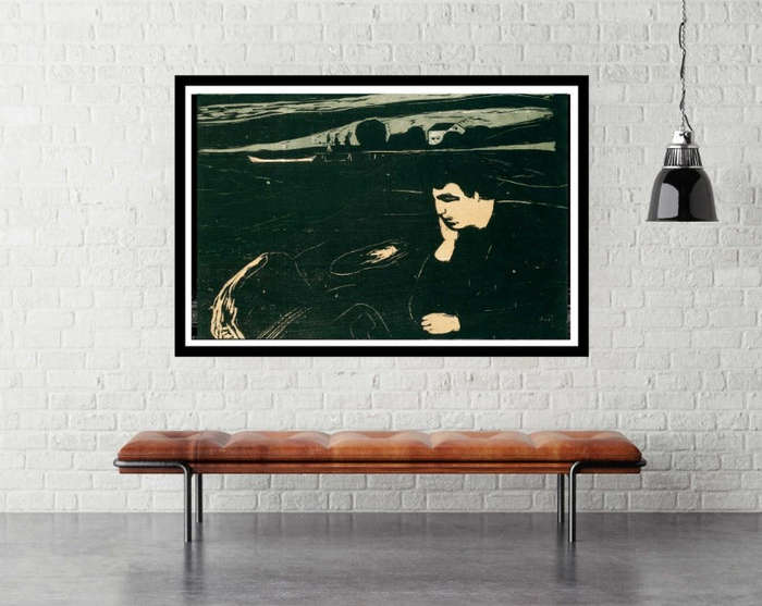 Melancholy III (1902)  by Edvard Munch - Art Poster