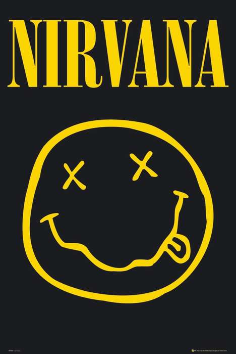 Nirvana  - Smiley Poster