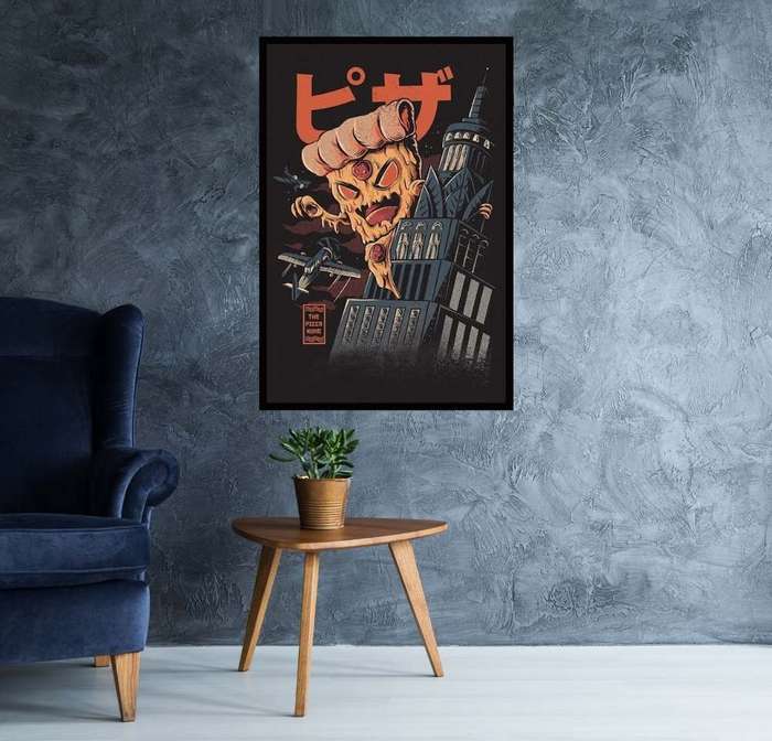 Pizza Kong Art Poster