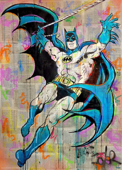 Loui Jover - Pop Bat Hero Art Print