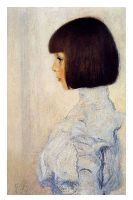 Portrait of Helene Klimt by Gustav Klimt - Art Poster