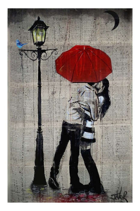 Loui Jover - Rain Rain Art Print