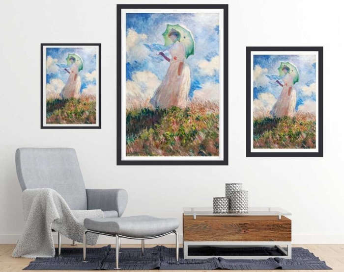 Suzanne Hoschedé (1886) by Claude Monet - Art Poster