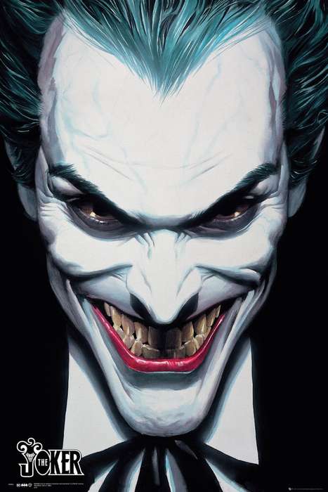 The Joker Comic Art Poster