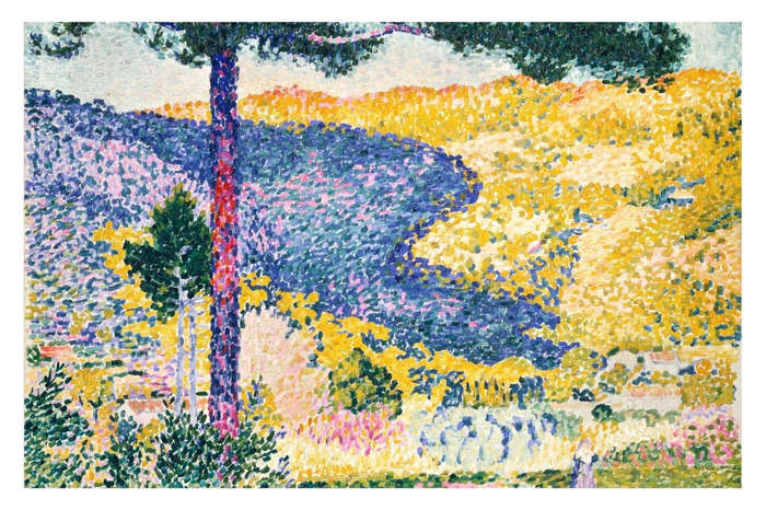 Valley with Fir; Shade on the Mountain by Henri Edmond Cross- Art Poster