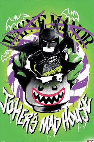Lego Batman -  Jokers Mad House - Poster