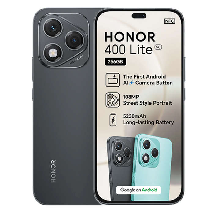 Honor 400 Lite 5G 8GB RAM 256GB ROM - Dual SIM - Velvet Black