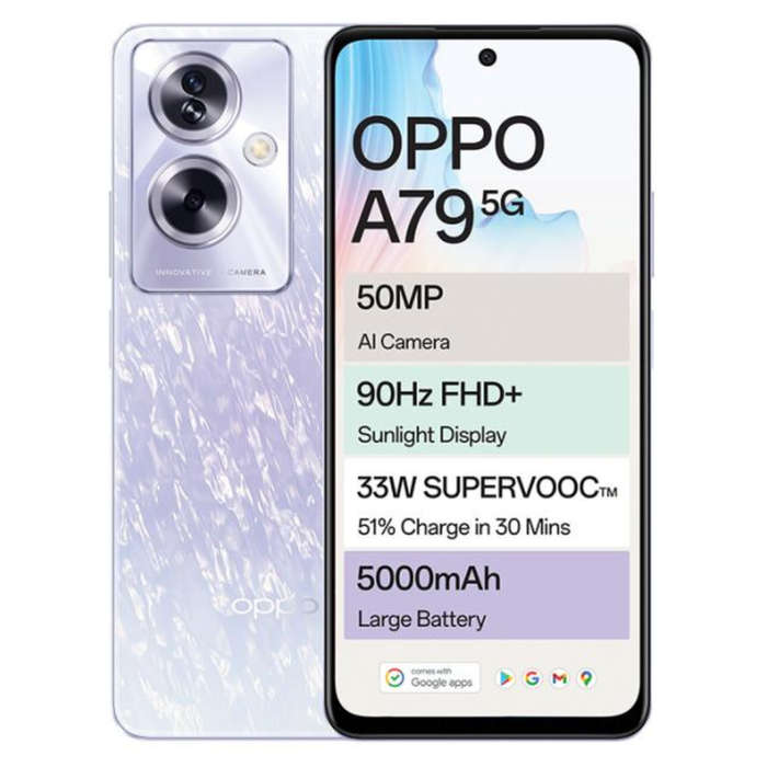 OPPO A79 5G 8GB RAM 256GB ROM - Dual SIM - Mystery Black