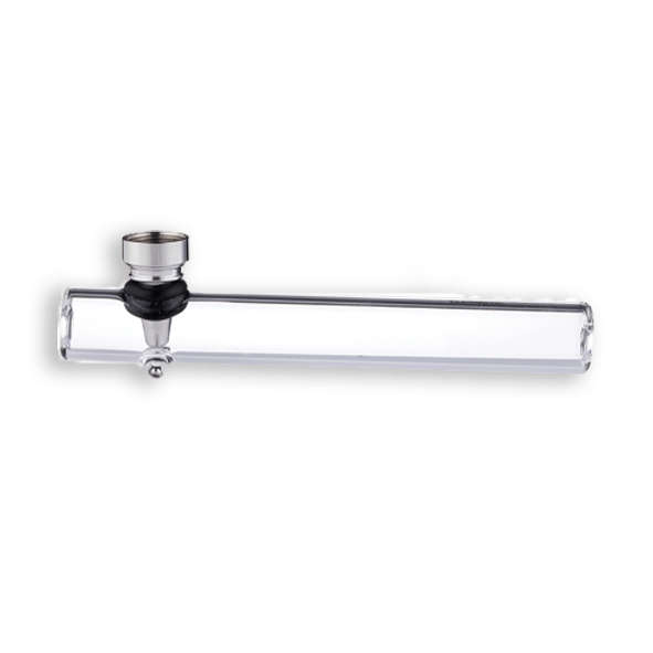 Glass Pipe Straight Clear  13.5cm  340776 (1pcs)