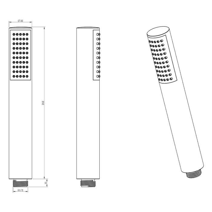 Cobra Seine Tube Hand Shower