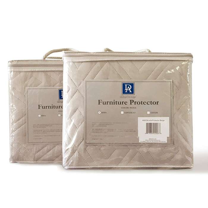 Cream (BEIGE) 2 SEATER COUCH COVER