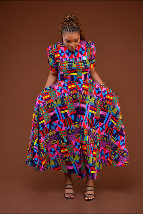 Rhandzu Maxi Shirt Dress