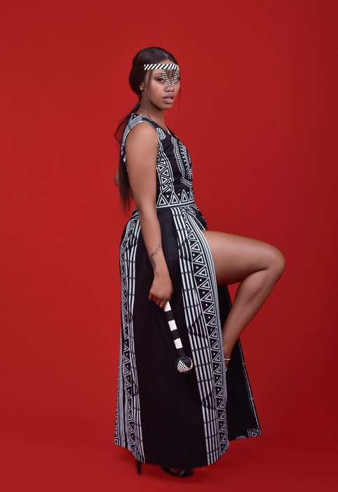 KwaNtu Sleeveless Maxi Dress - Black