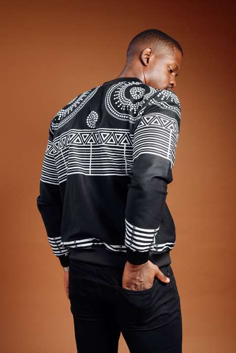 Men's KwaNtu Summer Bomber Jacket - Black 01