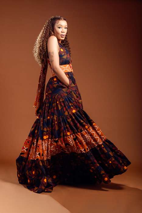Women's Yanele Halterneck Maxi Dress