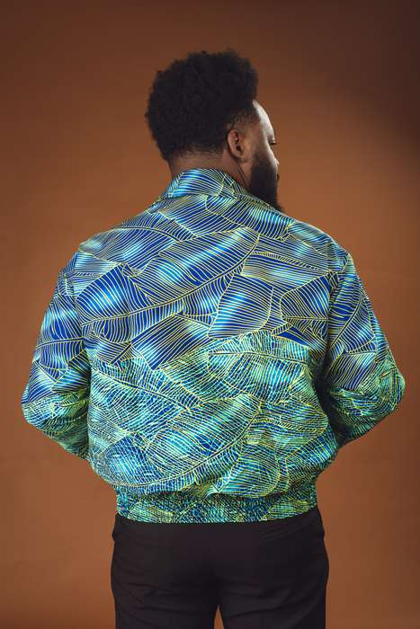 Men's Sizwe Collar Summer Bomber Jacket