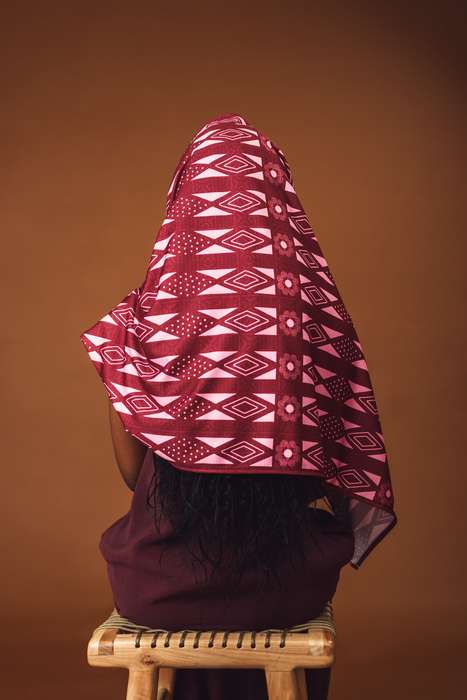Chosi Polyblend Scarf - Burgundy