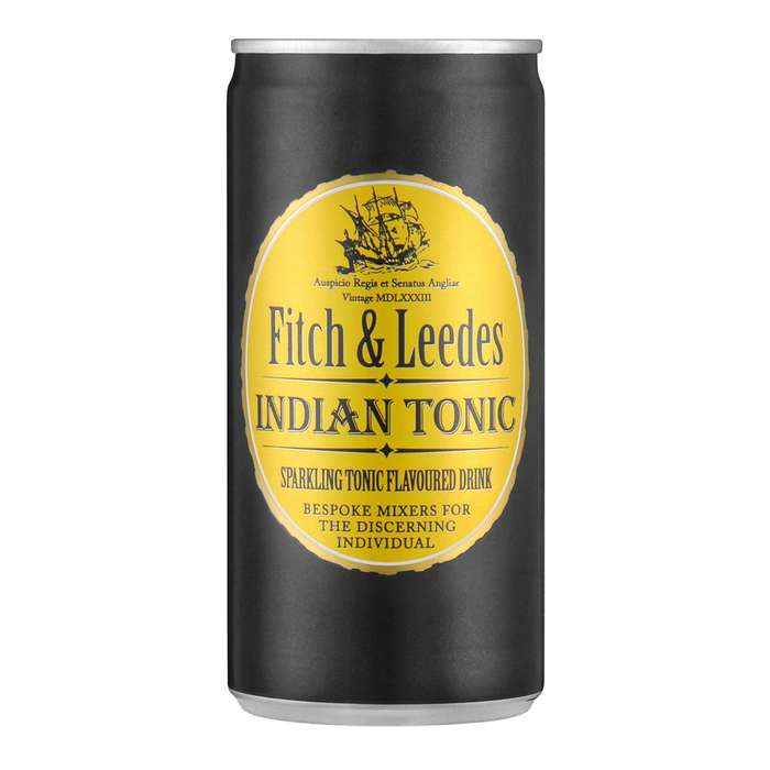 FITCH & LEEDES INDIAN TONIC CAN 200ML - 24
