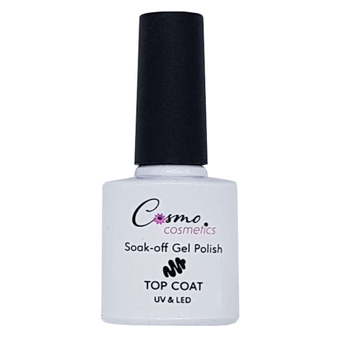 Cosmo Gel Top Coat (Soak Off Gel) 7ml + Matte 12 Nails