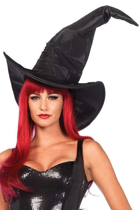 Large Ruched Witch Hat
