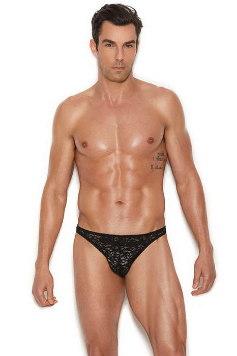 Men's Lace Thong