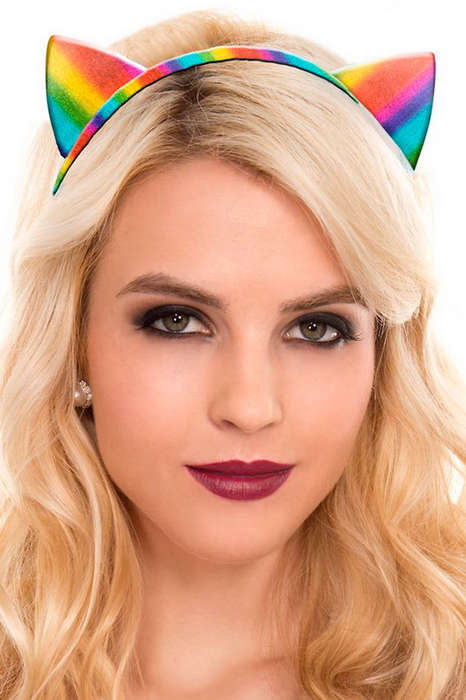 Rainbow Cat Headband