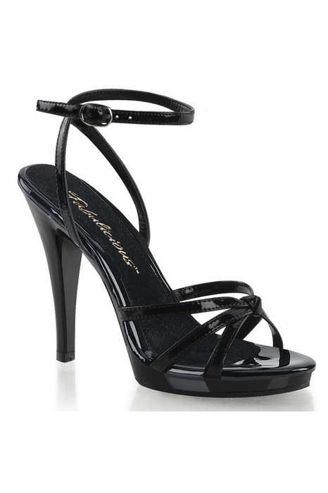 Vegas Vixen Patent Strap Heel